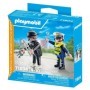 Playmobil - Set 2 figurine Politist si hot Playmobil - 3